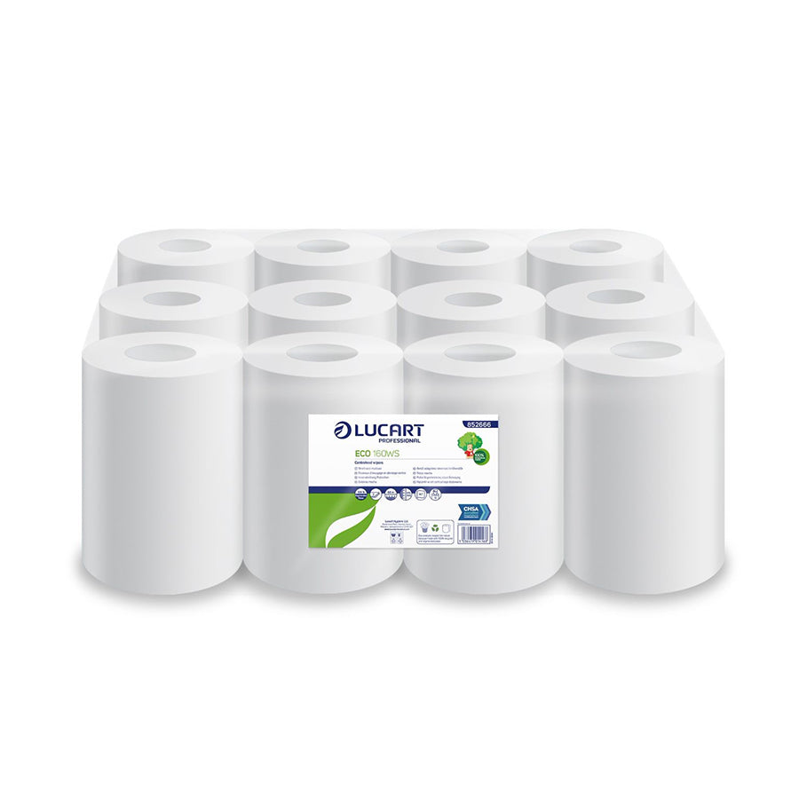 2 Ply Mini Centre Feed Rolls (Recycled)