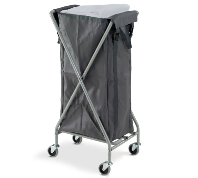 Laundry Trolley With Grey Bags