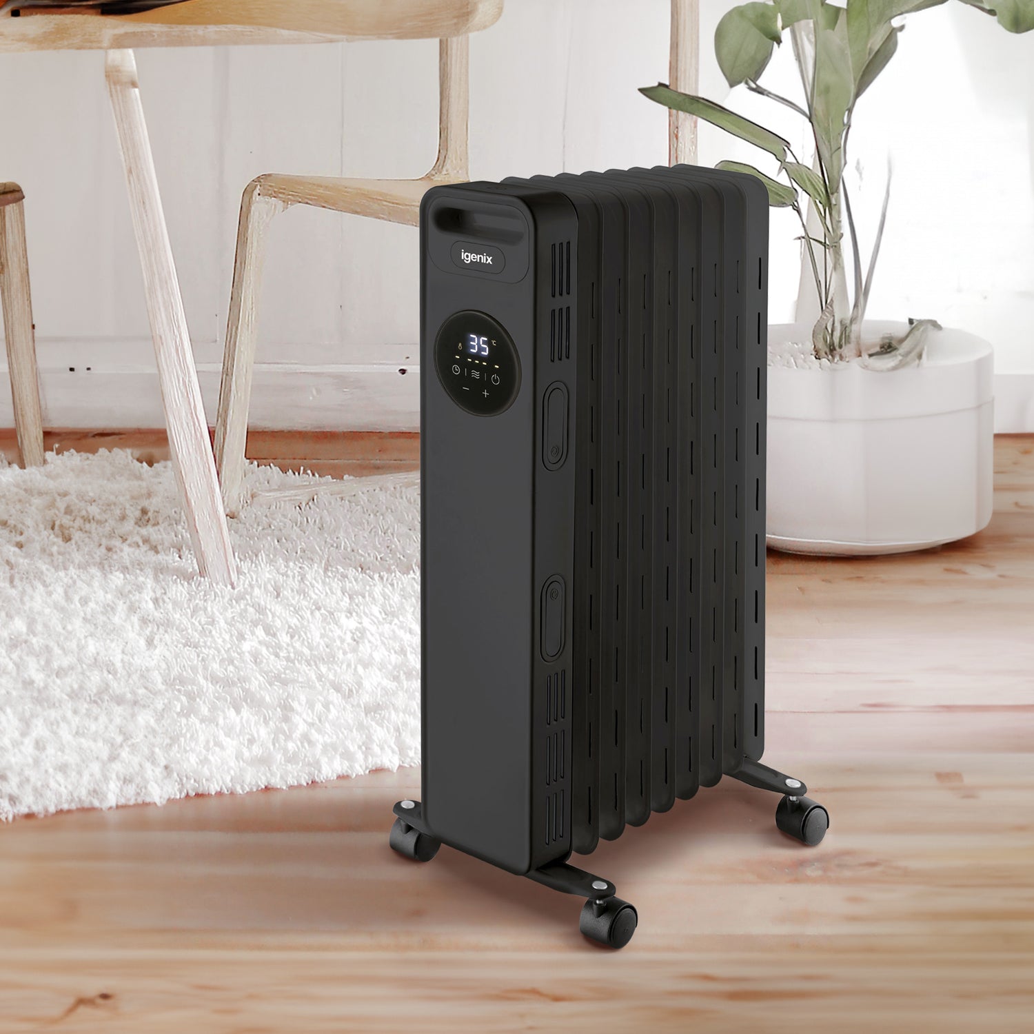 Oil Filled Radiator Black