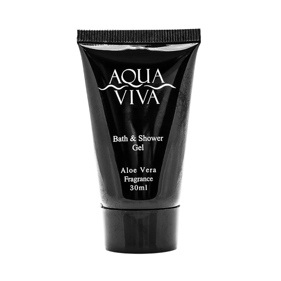 Aqua Viva Black Tube 30ML Bath & Shower Gel x 50