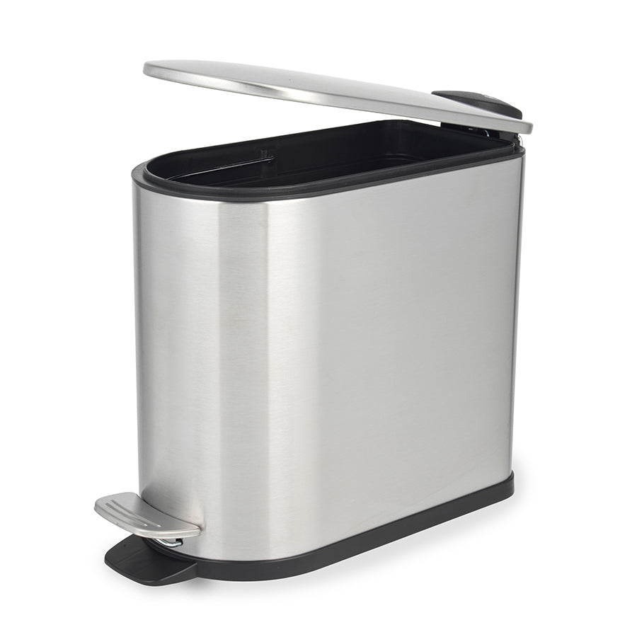 BELDRAY Stainless Steel 5L D Shape Bin