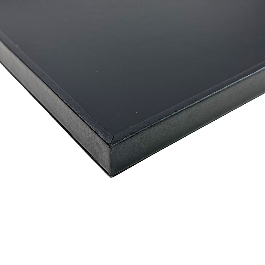 Black Faux Leather Display Tray Large