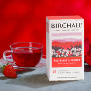 Birchall Red Berries & Flower Tea Envelopes