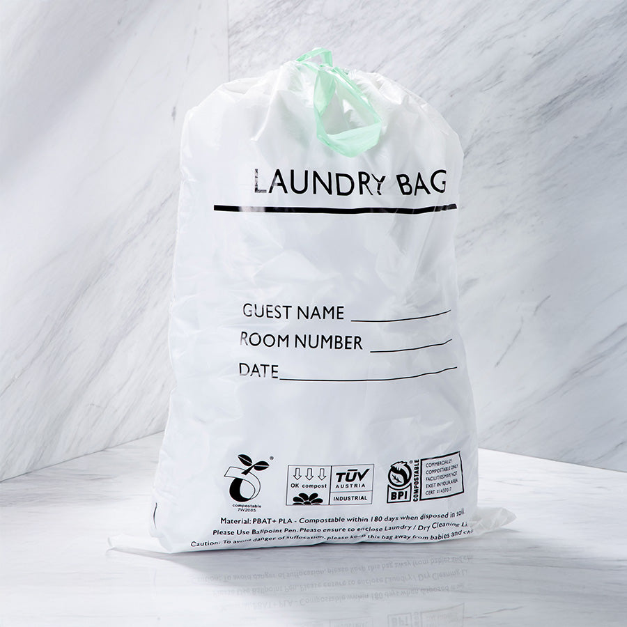 Compostable Laundry Bag (With Drawstring)