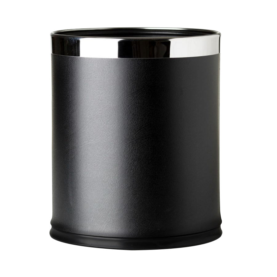 Black Double Layer Deluxe Steel Bin