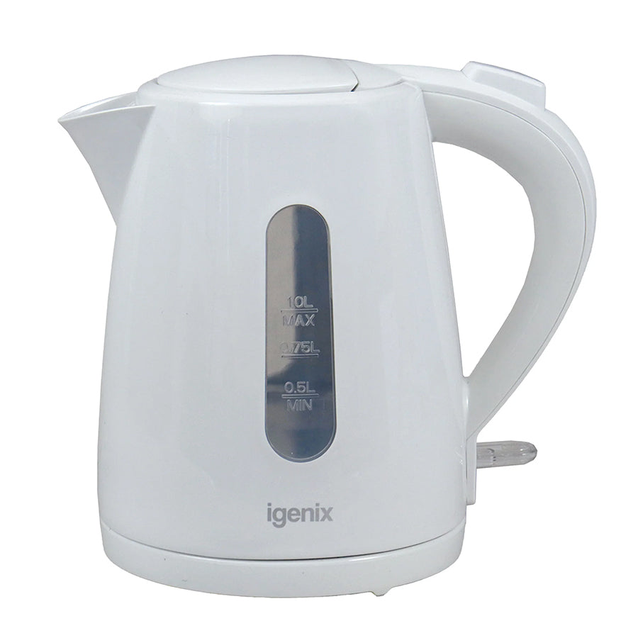 Igenix 1 Litre White Cordless Kettle