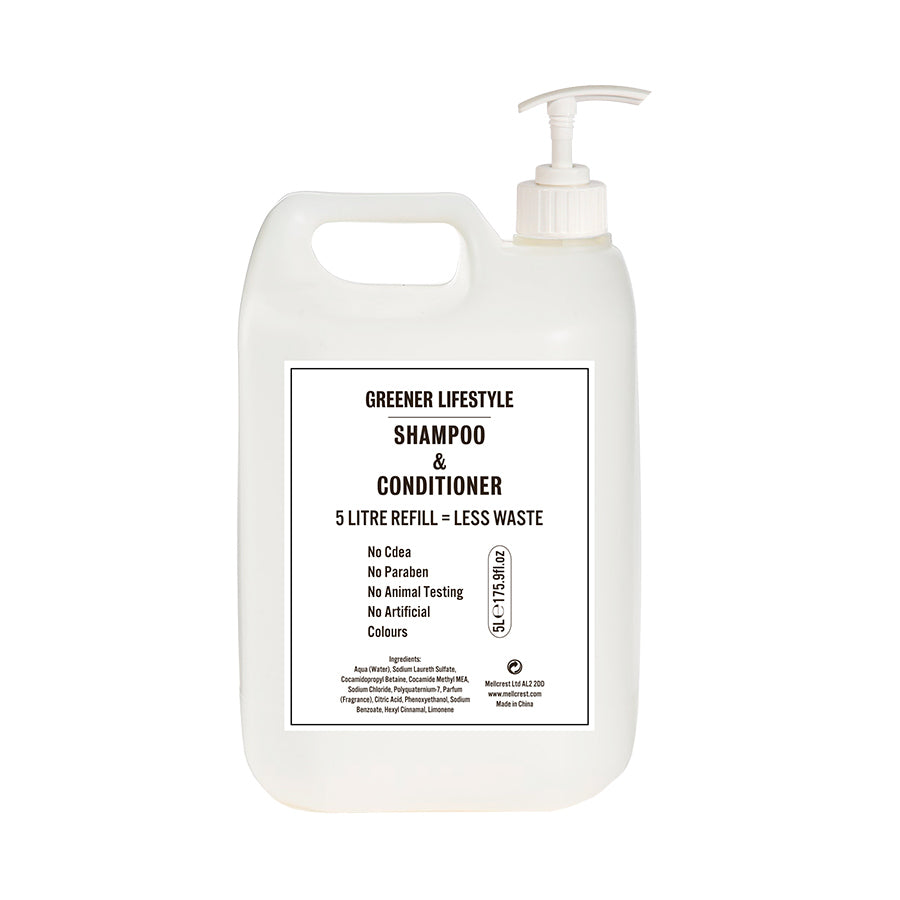 Greener Lifestyle 5L Shampoo & Conditioner