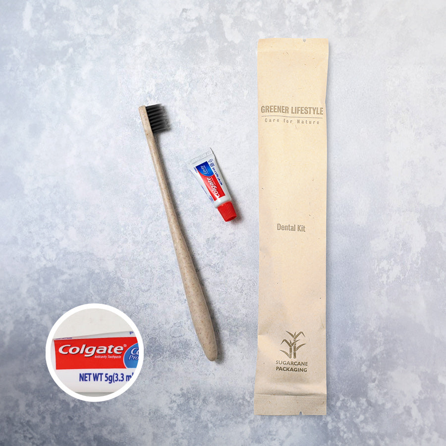 Greener Lifestyle Dental Kit (Colgate Toothpaste)