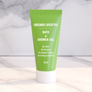 Greener Lifestyle 25ml Bath & Shower Gel Tube