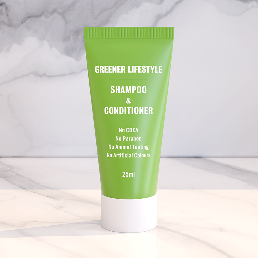Greener Lifestyle 25ml Shampoo & Conditioner Tube