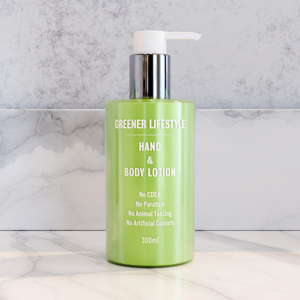 Greener Lifestyle 300ml Hand & Body Lotion-Green Bottle - Mellcrest