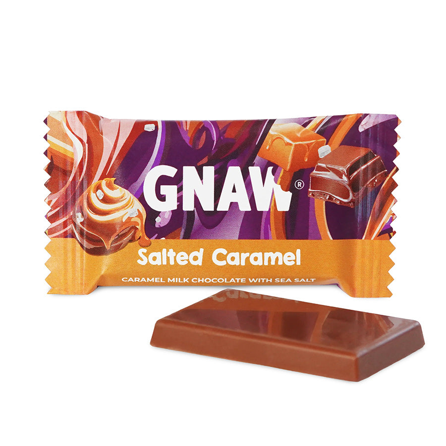 GNAW Salted Caramel 15G Chocolate Bar