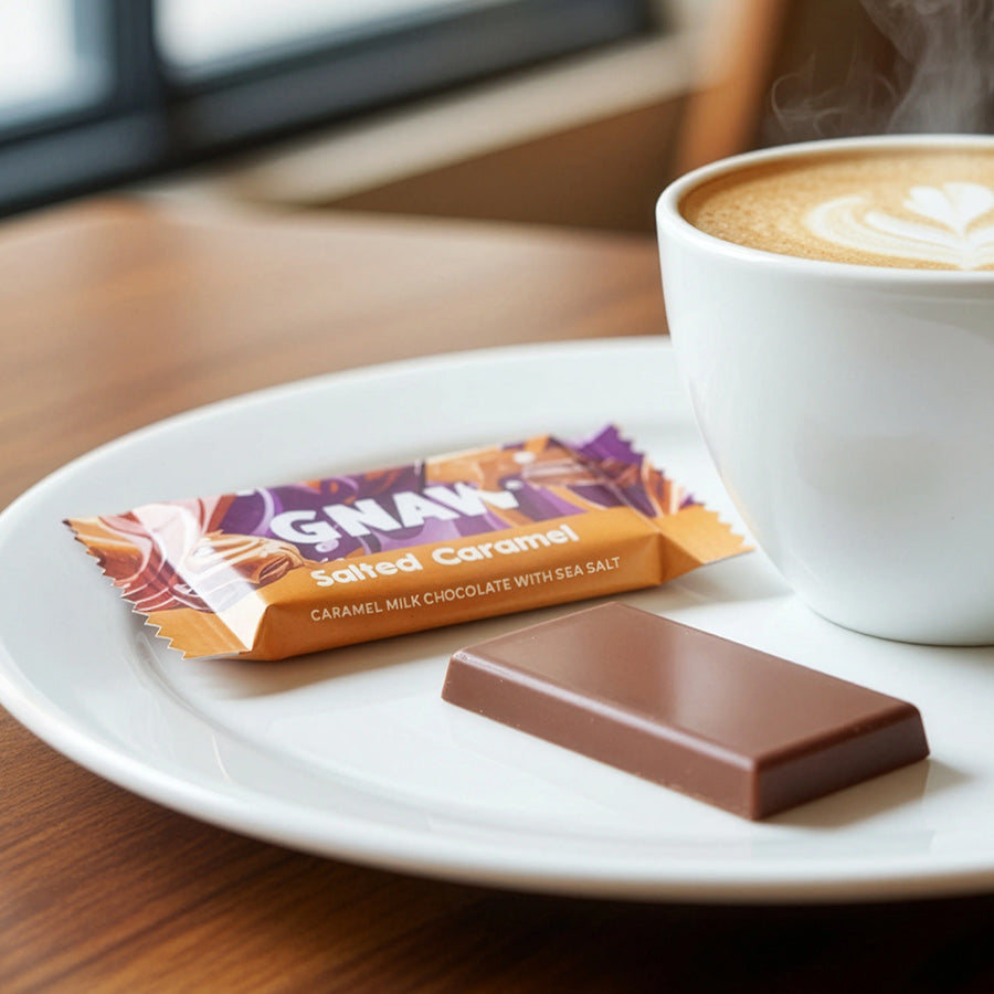 GNAW Salted Caramel 15G Chocolate Bar