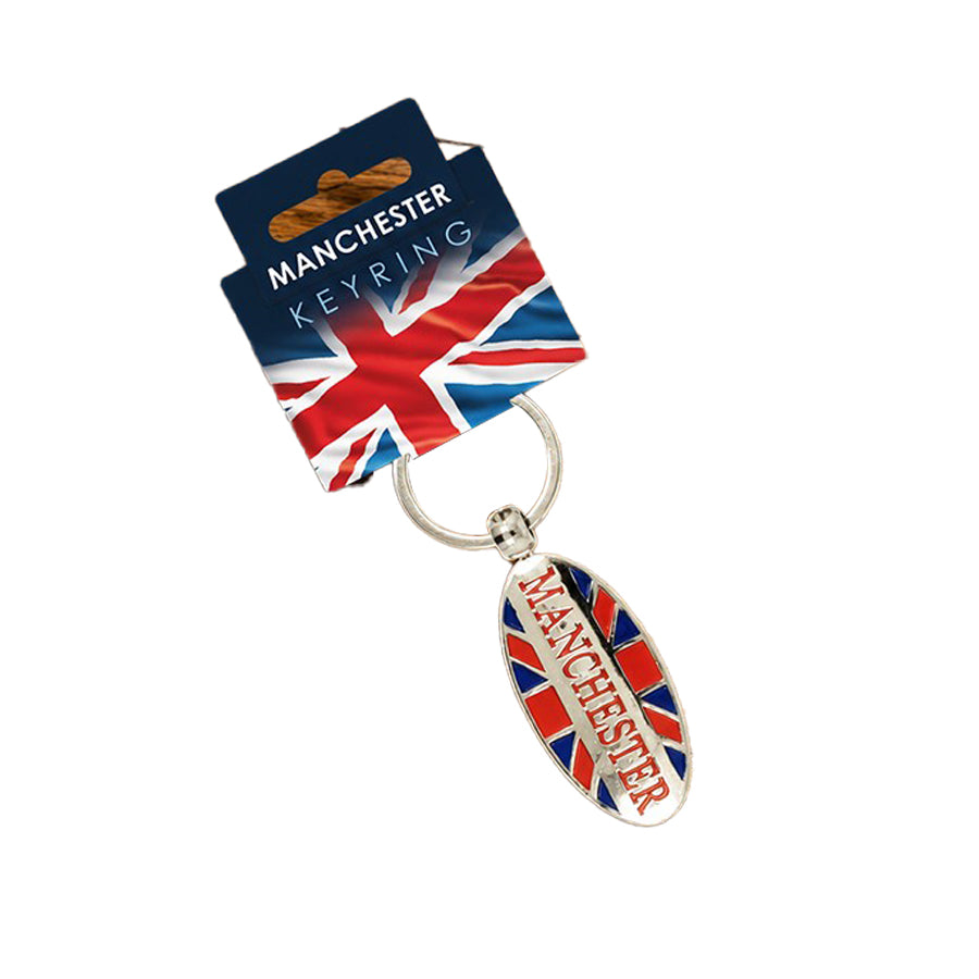 Manchester Union Jack Keyring