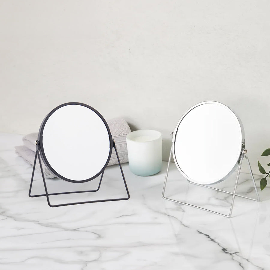 Pifco Folding Mirror (Black / Chrome)