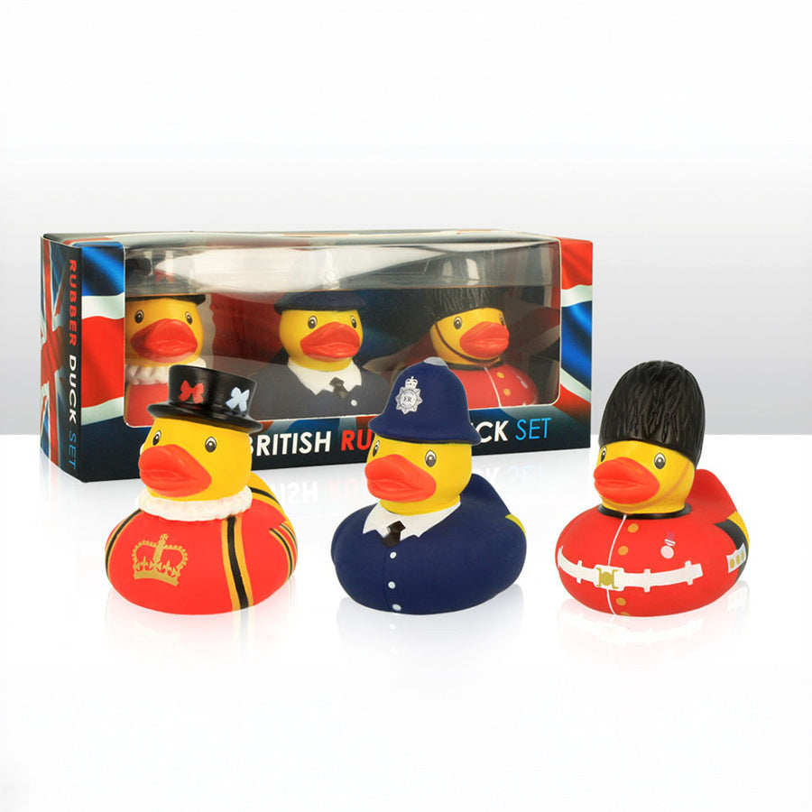 London Rubber Ducks in Uniforms Set of 3