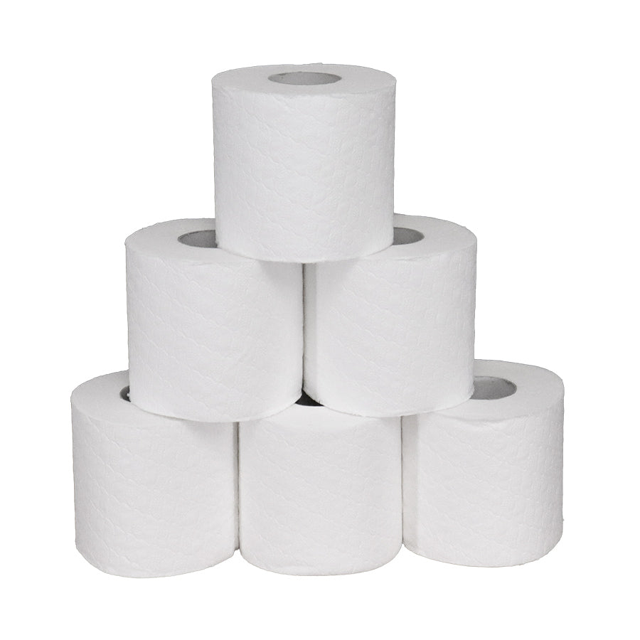 2 Ply Sugar Cane Toilet Paper (Embossed)