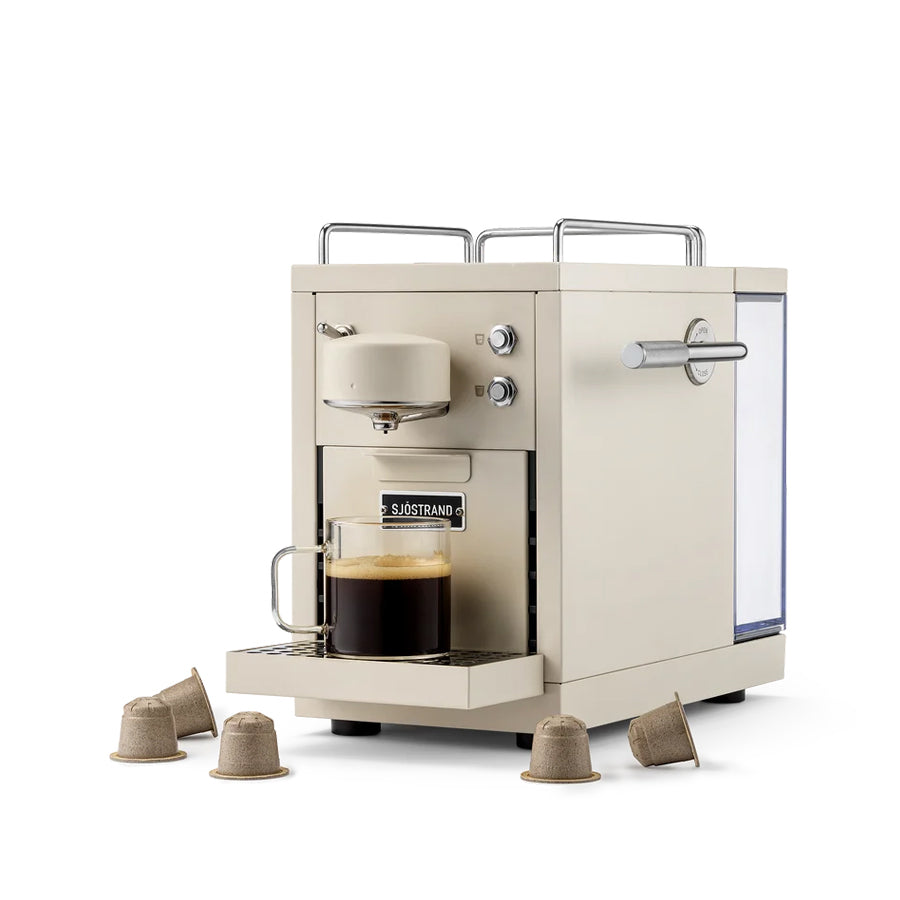 Sjostrand Beige Coffee Machine