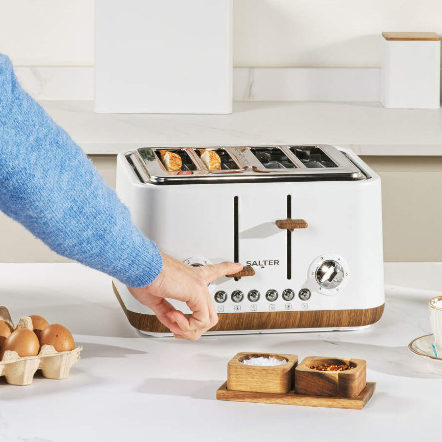 Salter Toronto 4 Slice Toaster White