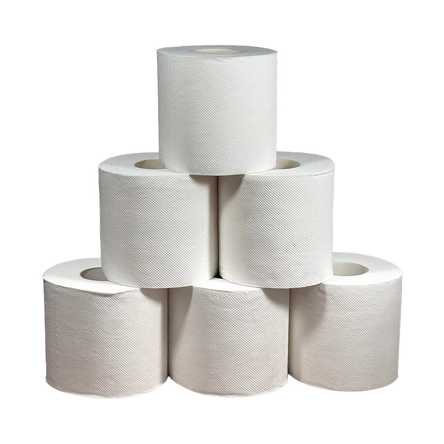 3 Ply Bamboo Toilet Roll (Quilted Unwrapped)
