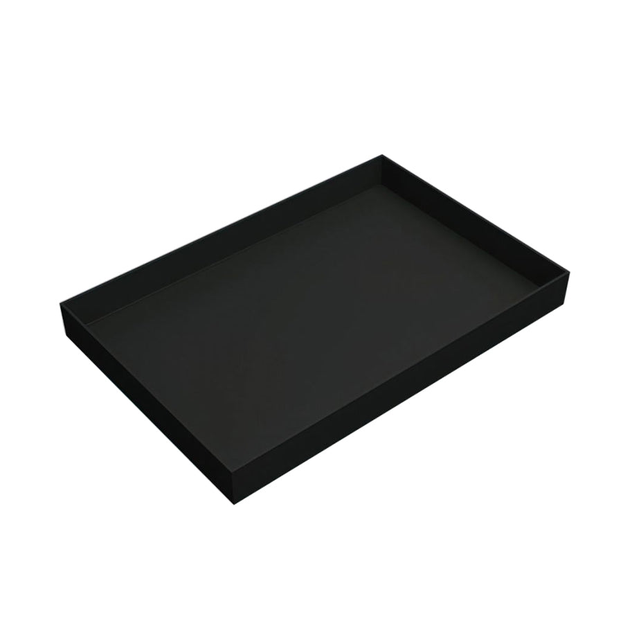 Black Faux Leather Display Tray