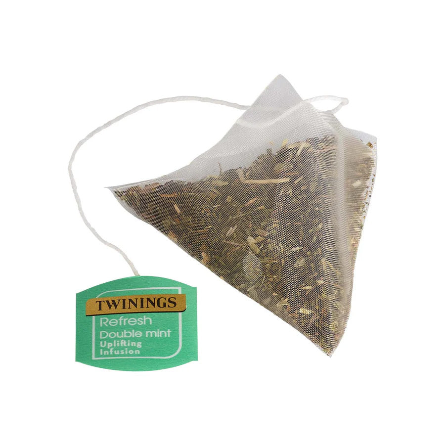 Twinings Refresh Double Mint Pyramid Bag (Loose Leaf Pyramid)