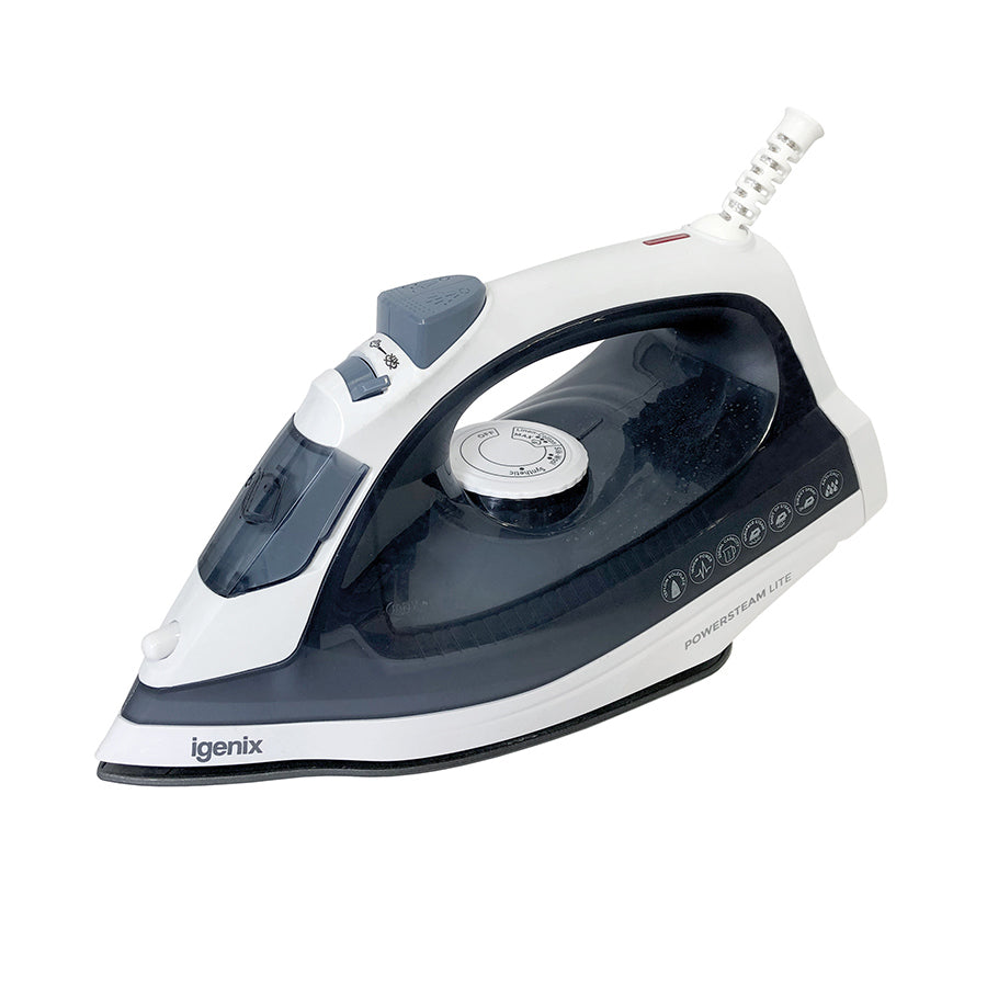 White/Blue Power Steam Iron 1600W