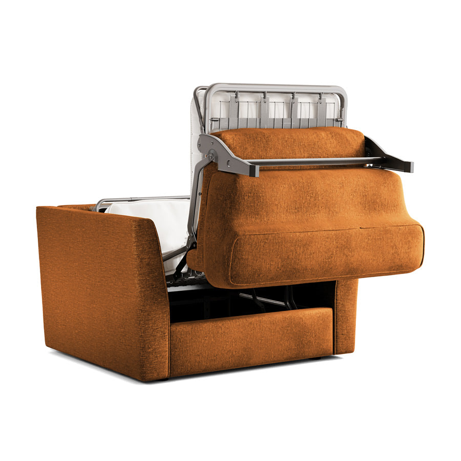 Jay-Be Elegance Snuggler Sofa Bed Brushed Twill Admiral