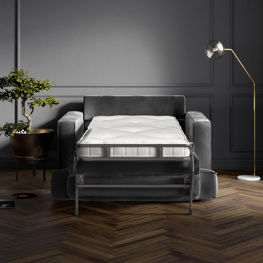 Jay-Be Linea Snuggler Sofa Bed Brushed Twill Pewter