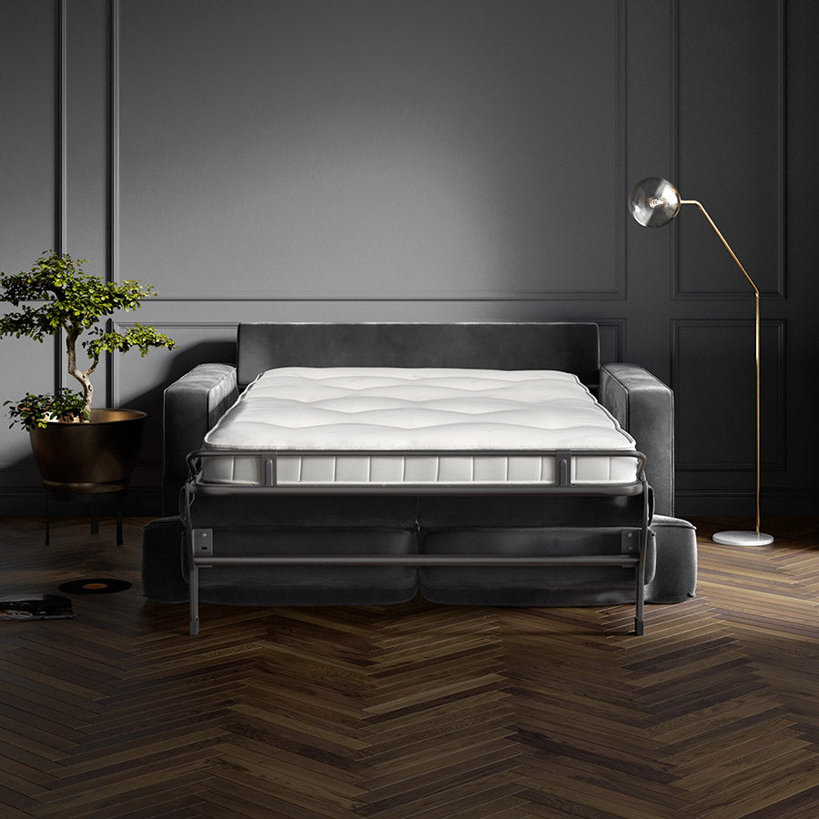 Jay-Be Linea 2 Seater Sofa Bed - Brushed Twill Sky