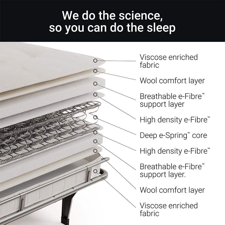 Jay-Be Linea 4 Seater Sofa Bed - Brushed Twill Pewter