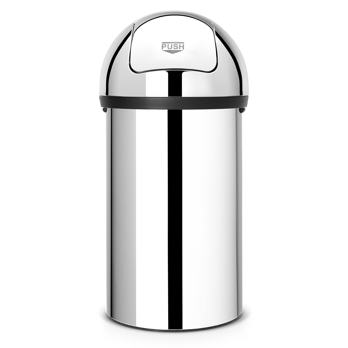 Brabantia 60L Brilliant Steel Push Bin