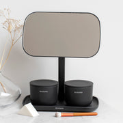 Brabantia Grey Mirror With Storage Tray x4