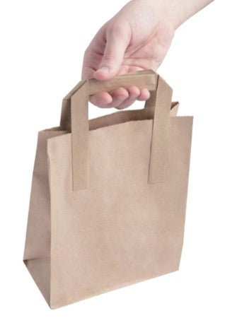 Small Brown Paper Carrier Bag