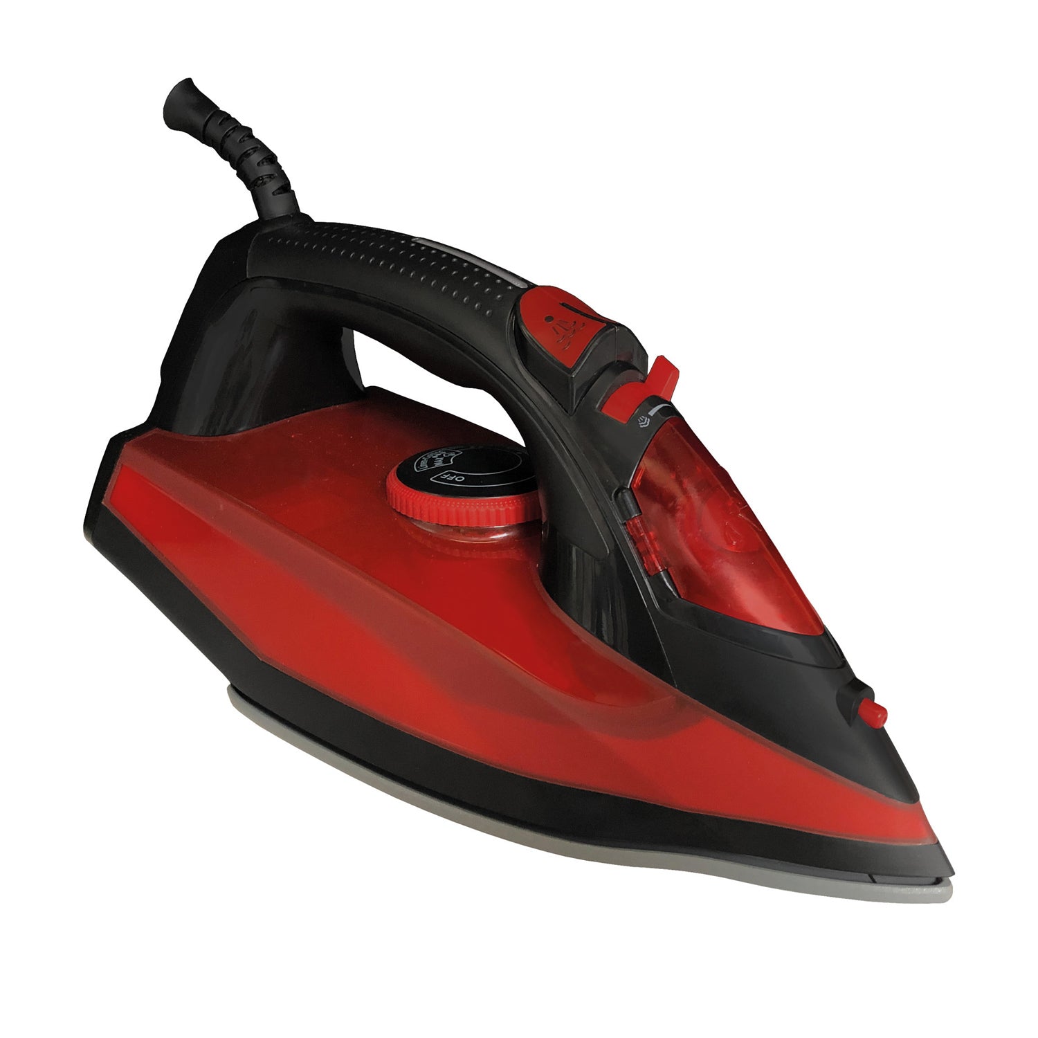 Black/Red Power Steam Iron 2600W