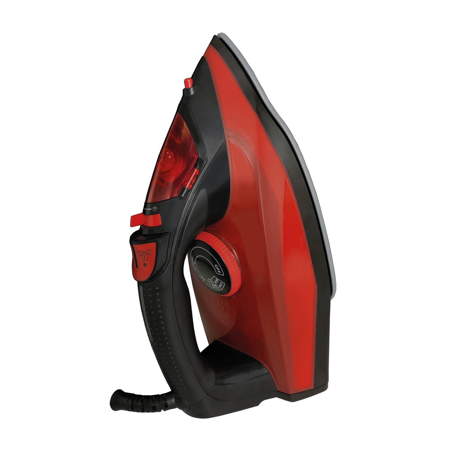 Black/Red Power Steam Iron 2600W