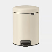 Brabantia 5 Litre Soft Beige NewIcon Pedal Bin