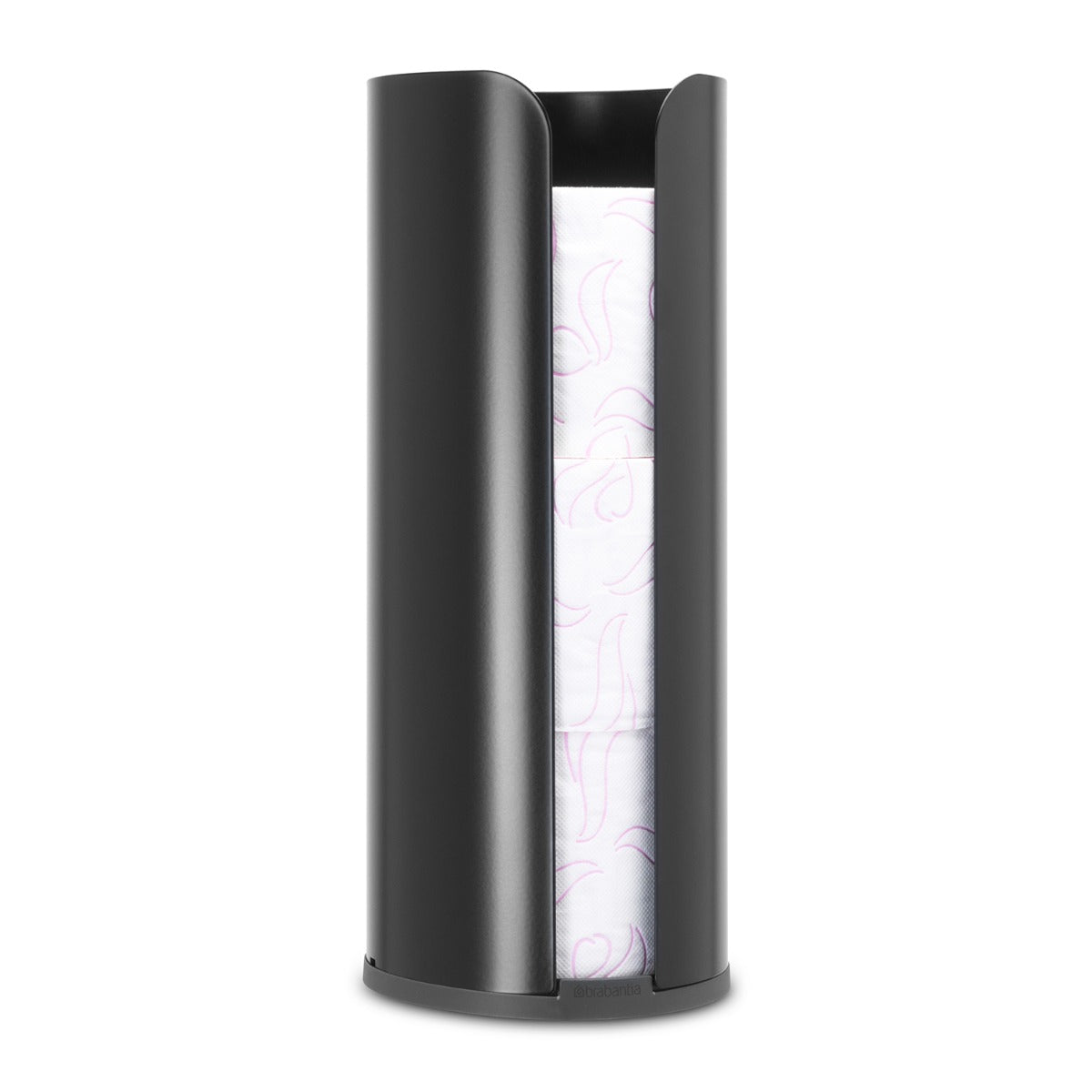Brabantia Black Spare Toilet Roll Holder