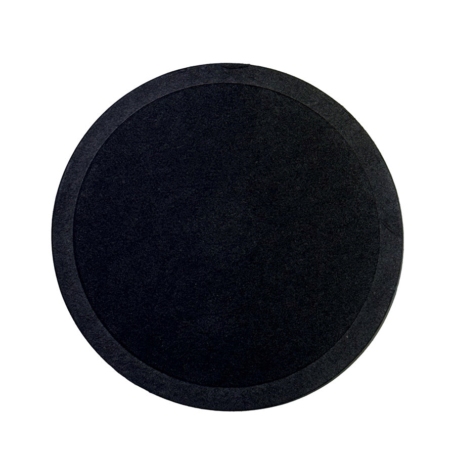 Plain Black Coasters (90mm)
