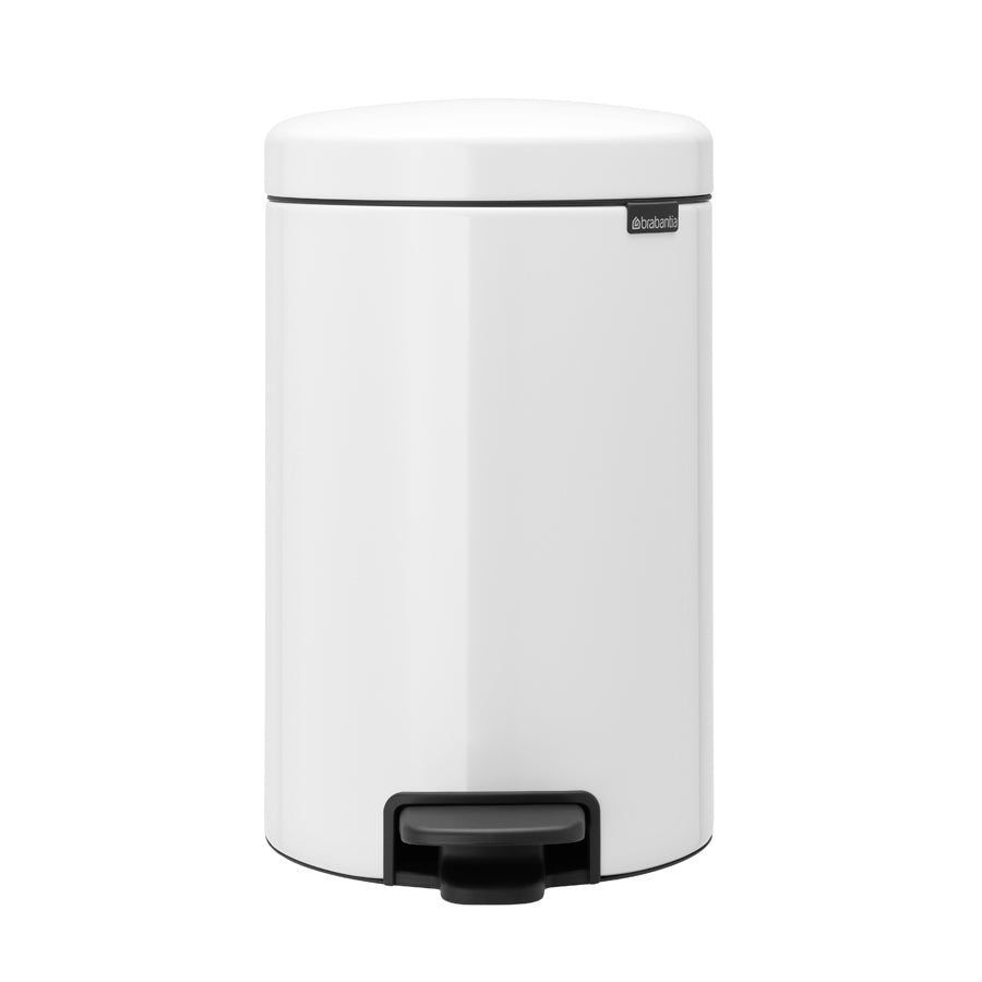 Brabantia 12 Litre White NewIcon Pedal Bin