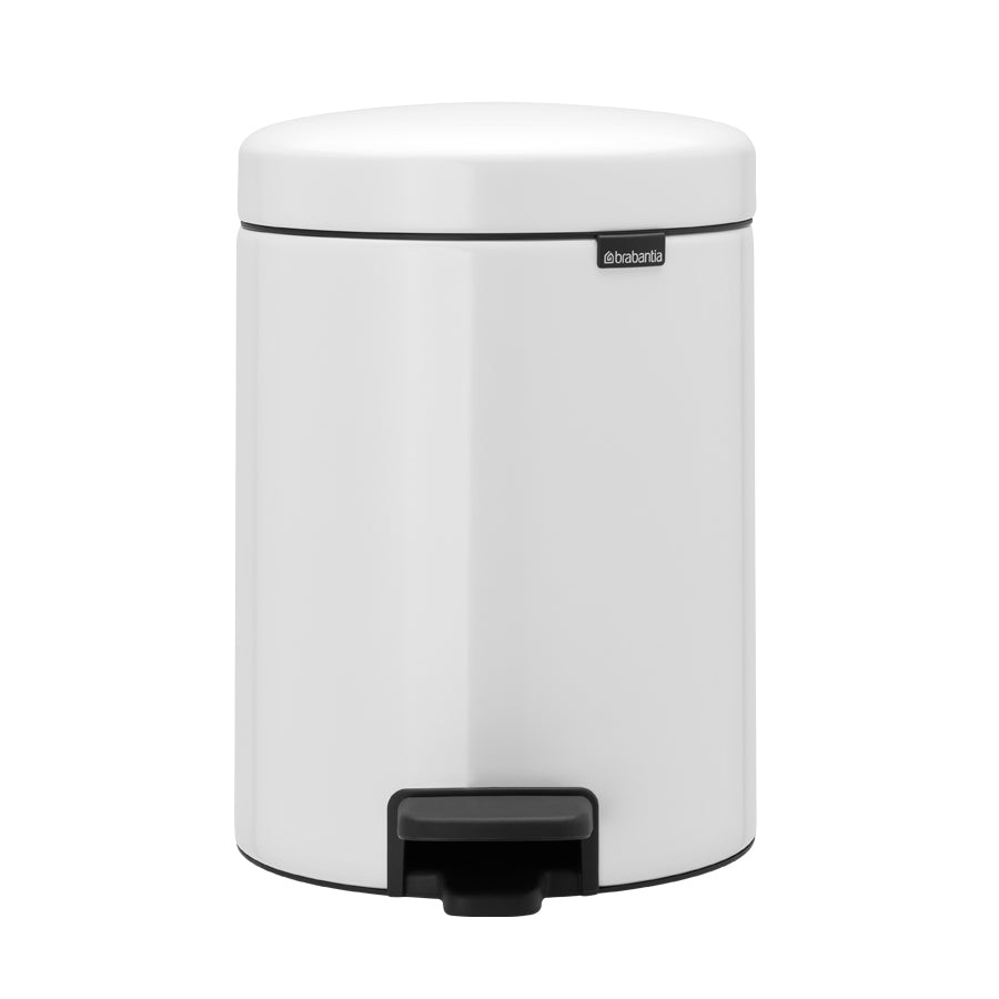 Brabantia 5 Litre White NewIcon Pedal Bin