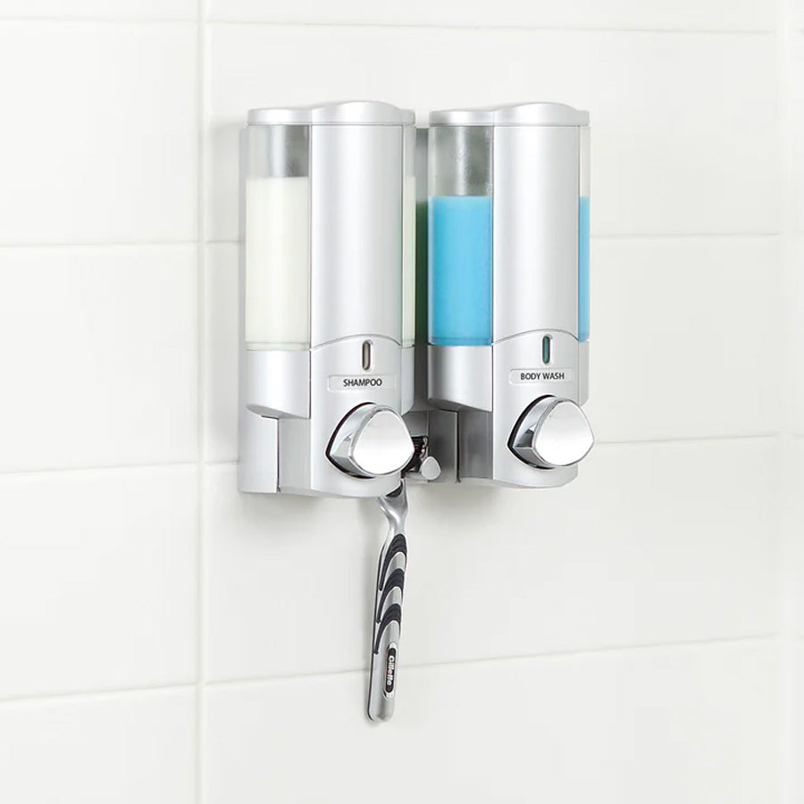 Elegant Chrome Dual Dispenser