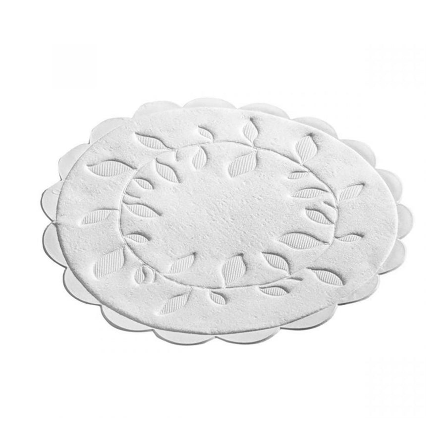 Floral Design White Coasters 90MM Box of 1000
