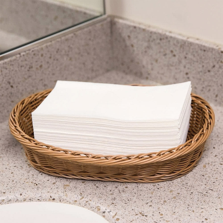 Deluxe Airlaid Oblong Hand Towel 1/4 Fold 40x24cm