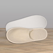 Linen Slippers Closed Toe - Recyclable Sole Box of 100