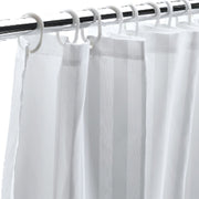 Extra Long Satin Stripe Shower Curtain