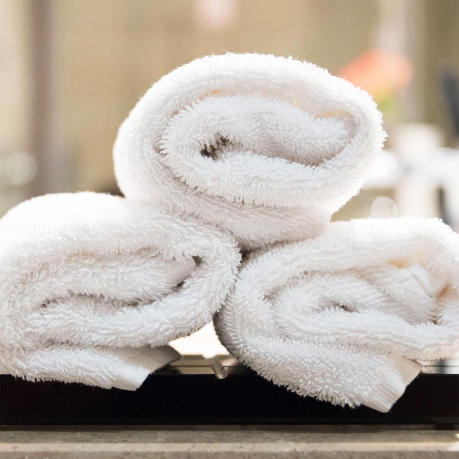 White 600 GSM Facecloths Pack of 10