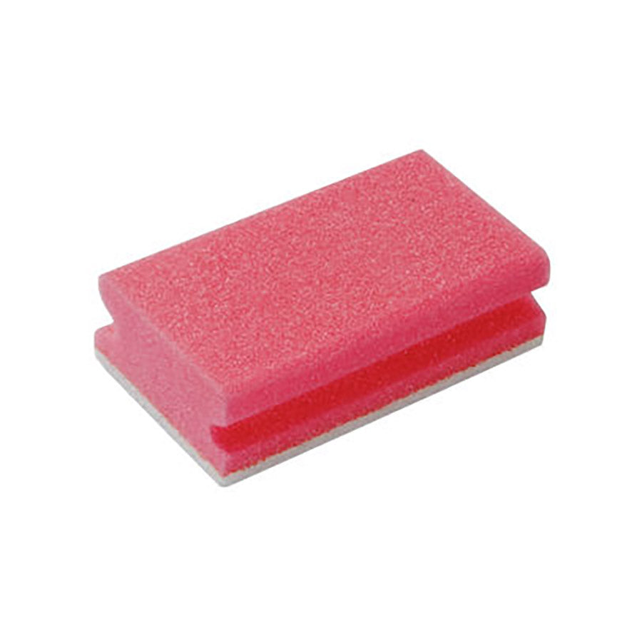 Finger Grip Sponge Pink Base White Top