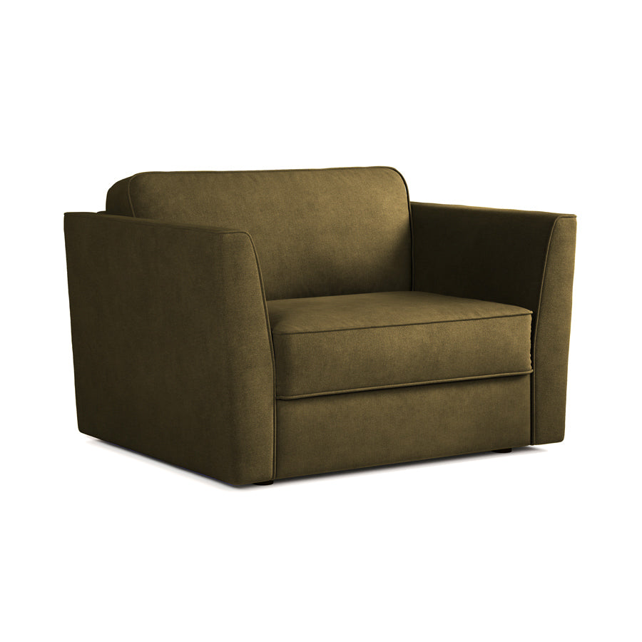 Jay-Be Elegance Snuggler Sofa Bed Brushed Twill Hunter