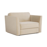 Jay-Be Elegance Snuggler Sofa Bed - Brushed Twill Linen